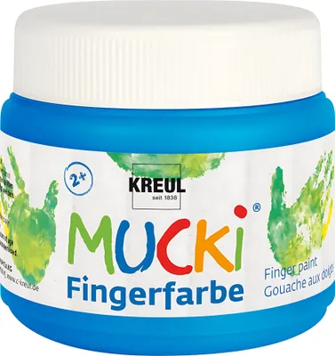 Immagine prodotto di KREUL Vernice per dita "MUCKI", blu, 150 ml
