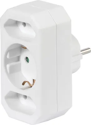 Produktbild von 3-fach Schuko / Euro Adapter (17462)