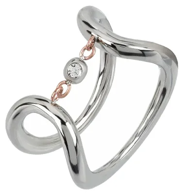 Produktbild von Juwel BREIL Sammlung POETRY, RINGE aus DAMEN in FARBIGER STAHL Farbe SILVER & ROSE messen 14 mit KRYSTAL - TJ2325