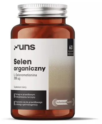 Image de UNS Sélénium organique, 60 capsules végétales