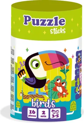 Immagine prodotto di Puzzle 16 patyczków Ptaki RK1090-04
