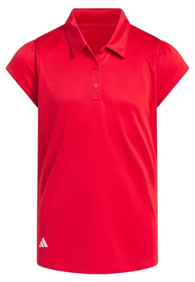 Zdjęcie produktu dla Koszulka polo z krótkim rękawem dla dziewcząt marki adidas, kolekcja Performance, kolor: czerwony (Collegiate red), rozmiar: 11-12