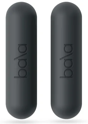 Obrázok produktu pre Elzusha – Sada činkových závaží, 2 kusy, 1,36 kg (3 libry) – Ergonomické závažia vhodné na posilňovanie a aerobik – Farba: uhlíková čierna