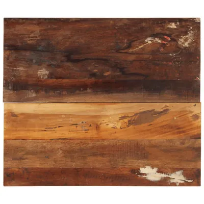 Productafbeelding van Living Store Tafelblad, rechthoekig, 60x70 cm, 15-16 mm, massief gerecycled hout