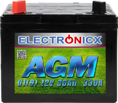 Zdjęcie produktu dla Electronicx U1(9) AGM 30 Ah 330 A ▶ Traktor ogrodowy Kosiarka samojezdna  Bezobsługowa