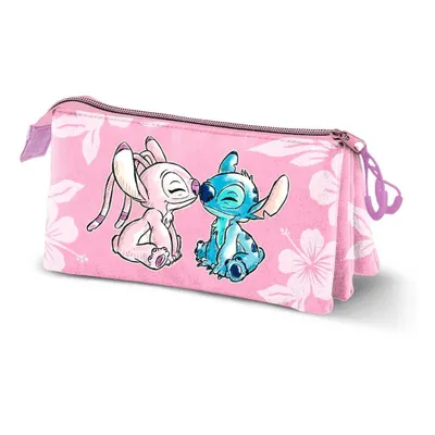 Produktbild von Lilo & Stitch Triple Federmäppchen Pink