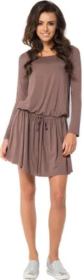 Produktbild von Damen Minikleid Klassisch; Cappuccino/M/L 38/40