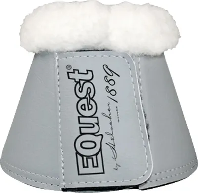 Produktbild von EQuest Hufglocke Soft für Pferde, 2er Set - Grau/Weiß, L