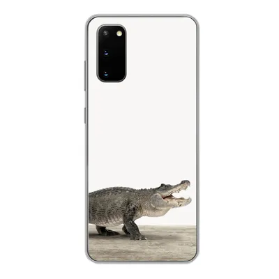 Produktbild von MuchoWow® Handyhülle Schutzhülle Hülle für Samsung Galaxy S20 Kinder - Krokodil - Junge - Kinder - Mädchen Silikon Softcase Handy Hülle - Bild