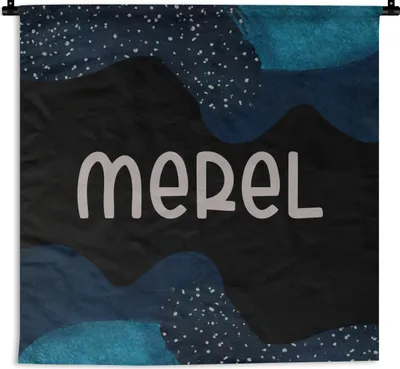 Produktbild von MuchoWow® Wandteppich Wandbehang Merel - Pastell - Mädchen 150x150 cm Tapisserie Dekoration Wandtuch - Wohnaccessoires - Modernes
