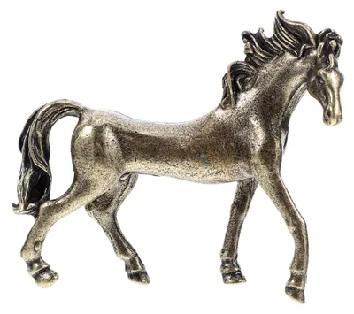 Produktbild von Messing Pferdestatue als kreative Pferdeskulptur für Desktop-Dekoration