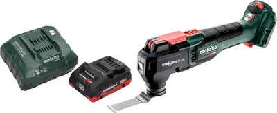 Zdjęcie produktu dla Akumulatorowe narzędzie wielofunkcyjne Metabo MT 18 LTX BL QSL 18 V bezszczotkowy Starlock Plus + 1x akumulator LiHD 4,0 Ah + ładowarka