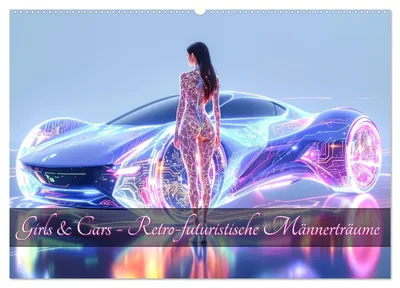 Produktbild von Cars & Girls (Wandkalender 2027 DIN A2 quer), CALVENDO Monatskalender