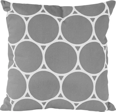Produktbild von Nielsen Kissenbezug Circle 45x45 hellgrau/weiß, Alloy      401141