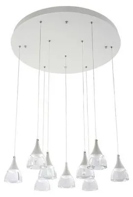 Produktbild von Dalmatia 9 Pendelleuchte Weiß Ø 68,2 x 139 cm LED höhenverstellbar 45W