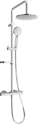 Immagine prodotto di Mexen KX40 set doccia esterno con soffione e miscelatore termostatico, cromo - 771504091-00