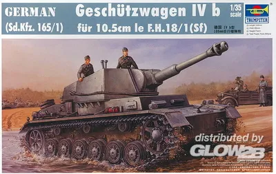 Obrázok produktu pre Trumpeter delová lafeta Ivb pre 10,5 cm 1:35