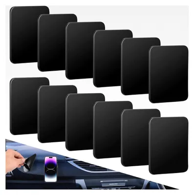 Produktbild von Antirutsch Pads, 12 Stück Nano Gel Pads, Waschbare Doppelseitig Klebende Antirutschmatte für Auto und Innenräume