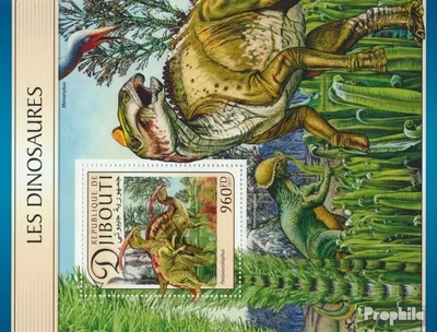 Produktbild von Briefmarken Dschibuti 2017 Mi Block 543 (kompl. Ausg.) postfrisch Dinosaurier