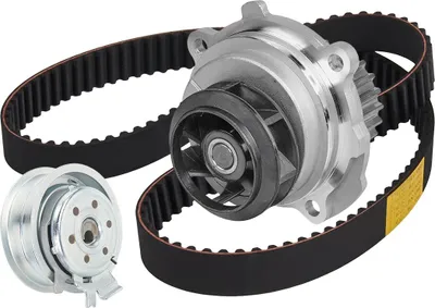 Produktbild von RIDEX 3096W0471 Zahnriemensatz + Wasserpumpe für VW Golf IV Schrägheck (1J1) GOLF VI (5K1) Golf V Schrägheck (1K1) TOURAN (1T1, 1T2) Passat Variant