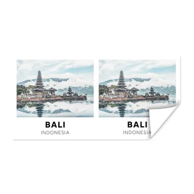 Produktbild von MuchoWow® Poster Bali - Indonesien - Wolken 40x20 cm - Poster für die Wand - Poster Schlafzimmer