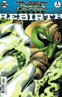 Zdjęcie produktu dla Hal Jordan and the Green Lantern Corps: Rebirth #1 [DC, EN: Hal Jordan and the Green Lantern Corps: Rebirth] US/UK komiks