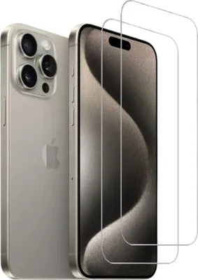 Obrázok produktu pre Pancierová ochrana obrazovky 2-pack tempered glass screen protector pre Apple iPhone 15 Pro