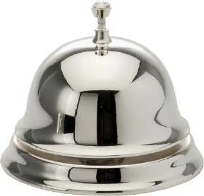 Produktbild von Tischklingel, versilbert (H 6,5 cm, Ø 8,0 cm)