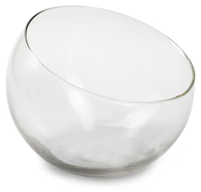 Produktbild von Jodeco Blumenvase Bobby - klar transparent - Glas - 15 x 12 cm - Zwiebelvase/Schale