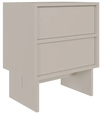 Produktbild von Selsey Sanva - Nachttisch 2-schubladig, Kaschmir, 50 cm