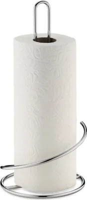 Image de Kela, Porte-rouleau de cuisine, Caro, 33x15cm, Argent Brillant