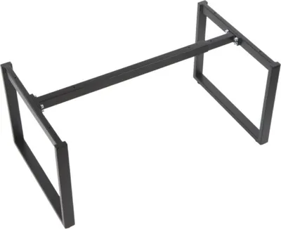 Obrázek produktu pro Kovová stolová podnož NY-L03, do kanceláře, hotelu, restaurace, baru, domů, rozměry 80-130x50x42 cm, černá
