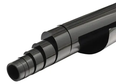 Image de Film de teinte pour vitres, 15% de transmission de la lumière visible (VLT), dimensions 50 cm x 300 cm, couleur noire, protection contre la vue et protection solaire