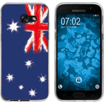 Produktbild von PhoneNatic Case kompatibel mit Samsung Galaxy A5 2017 Silikon-Hülle WM Australien M2