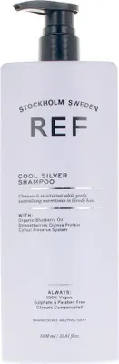 Obrázek produktu pro REF Cool Silver Shampoo neutralizující šampon pro platinově blond a šedivé vlasy 1000 ml