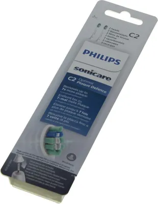 Produktbild von Philips Sonicare ProResults plaque control C2 Optimal Plaque Defence HX9022/10 (früher ProResults zum Plaque-Schutz), 2 Stück(e), Weiß, Medium, 25 mm, 60 mm, 221 mm
