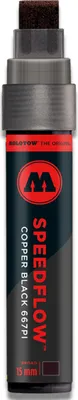 Immagine prodotto di MOLOTOW Masterpiece Speedflow 15mm XL, nero con rame lucido