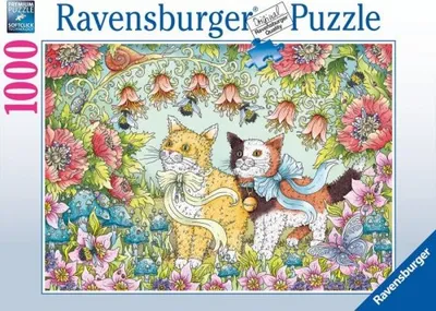 Image de Ravensburger Puzzle 1000T. L'amitié des chatons