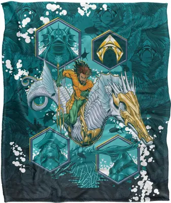 Image de Aquaman - couverture, hippocampe TV19059 (taille unique) (Coloré)