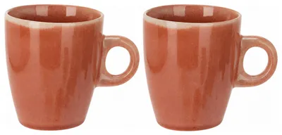 Produktbild von Siaki Kaffeebecher / Teebecher Faye - Set 2x - Terrakotta - 220 ml - Becher - Keramik