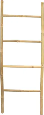 Produktbild von Leiter Bambus 115cm – Handtuchhalter, Dekoleiter