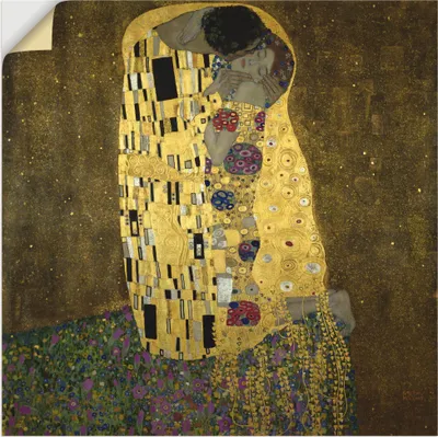 Produktbild von ARTland Wandbild, selbstklebend Der Kuß Größe: 40x40 cm