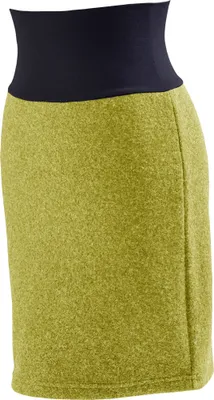 Produktbild von Mufflon Mu-Ria Damenrock aus 100% gewalkter Wolle, mit elastischem Bündchen, kiwi, XXL