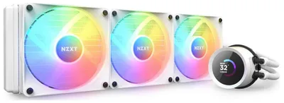 Zdjęcie produktu dla Chłodzenie wodne NZXT Kraken 360 RGB White LCD 3x120mm RL-KR360-W1