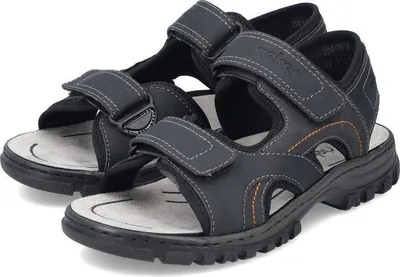 Produktbild von Rieker Herren Sandalen Trekkingsandalen schwarz 46