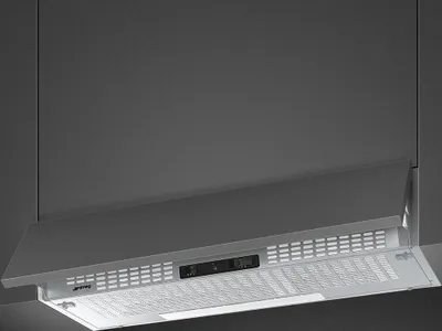 Image de Smeg KSEIR92SE2 Hotte d'aspiration semi-encastrée (Pullout) argent 225 m³/h D