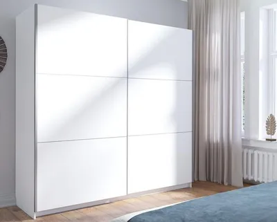 Obrázek produktu pro Velká šatní skříň 201 cm APASTO - bílá