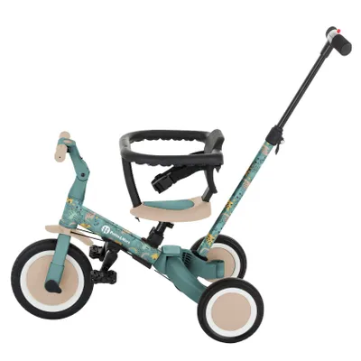 Produktbild von PETITE&MARS Multifunktionales 5-in-1-Dreirad Turbo  Fahrrad  Dreirad  Laufrad  Rutschauto * Lauflernfahrzeug (Dino-Grün -  Limitiert)