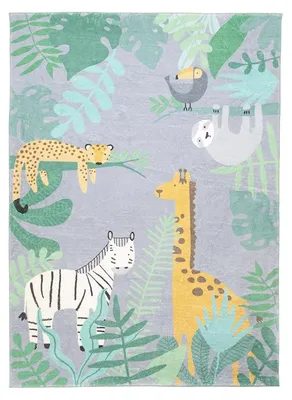 Zdjęcie produktu dla Dywan dziecięcy - Jungle Giraffe Kolorowy