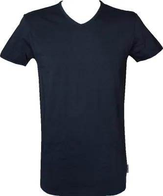 Immagine prodotto di T-shirt uomo BIKKEMBERGS maglietta manica corta scollo v cotone elasticizzato articolo BKK1UTS02SI, L, Cotone 95%,Spandex 5%